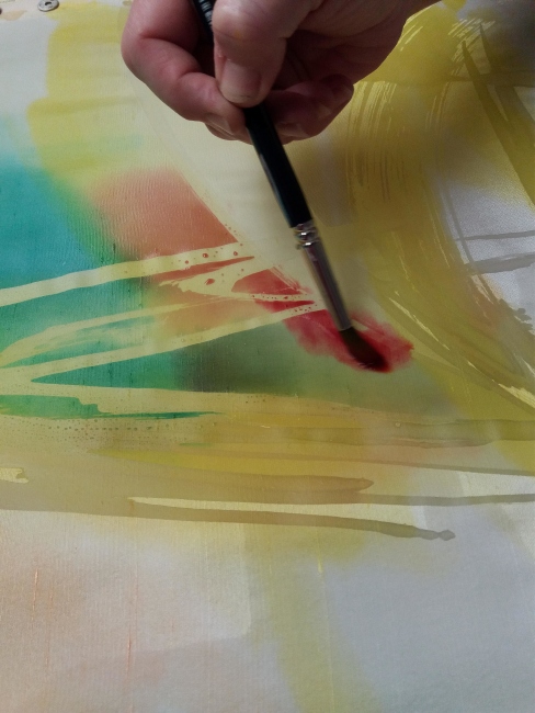 Taller de batik creativo en seda y papel Taller de batik creativo en seda y papel